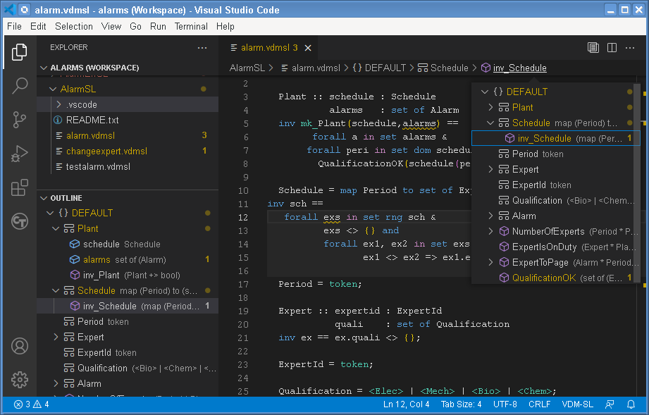 Worked Example Outline