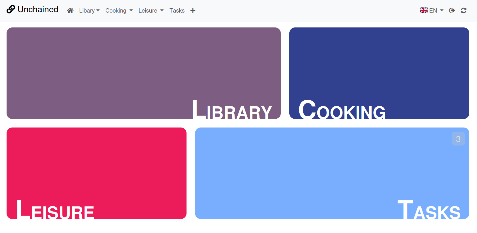 Blocky dashboard Blocky styling